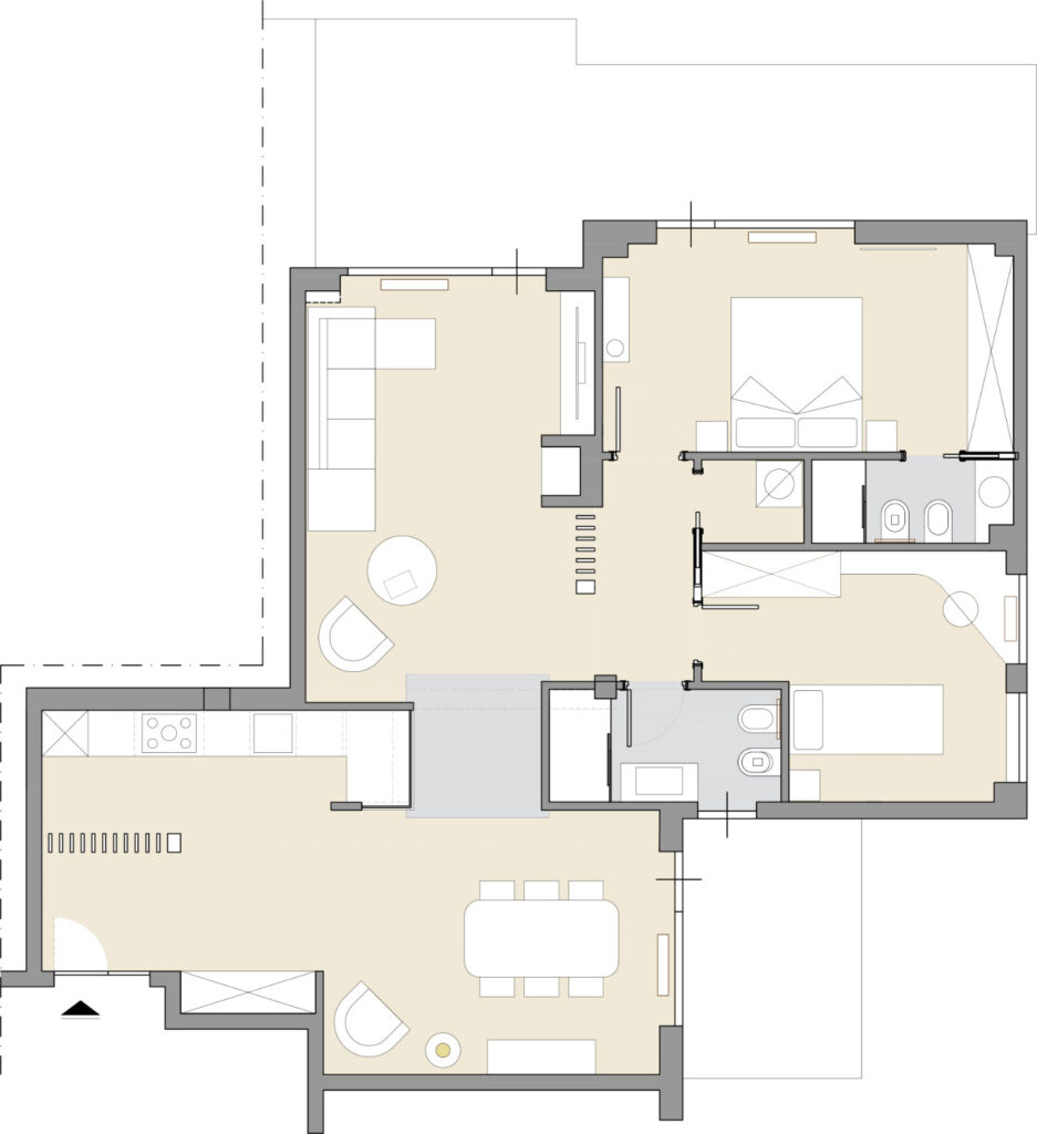 Fusco - Progetto di ristrutturazione e frazionamento by Investico